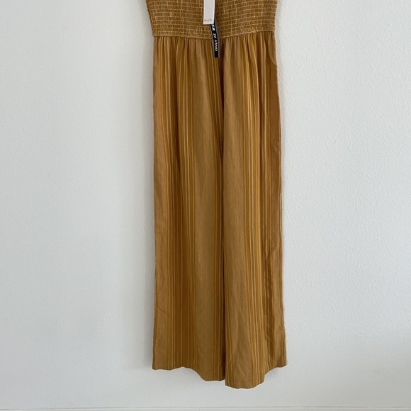 NWT Others Follow Bahamas Ruffled Yellow Jumpsuit - Picture 3 of 11